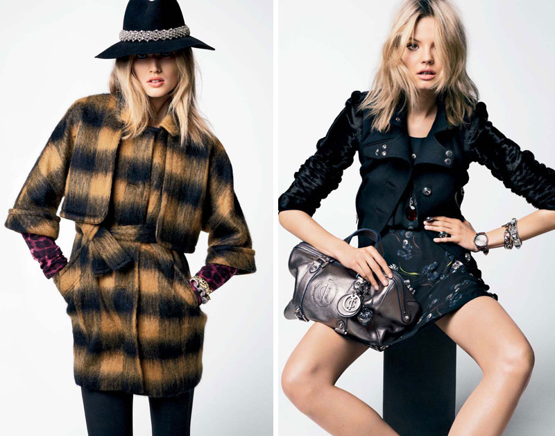 Magdalena Frackowiak & Toni Garrn for Juicy Couture Fall 2012 Lookbook
