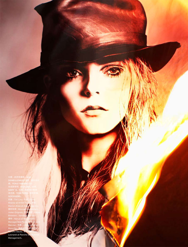 Nimue Smit by Txema Yeste for Numéro China April 2012