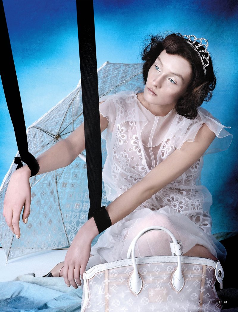 Alexa Yudina by Giovanni Squatriti in Louis Vuitton for Elle Dubai April 2012