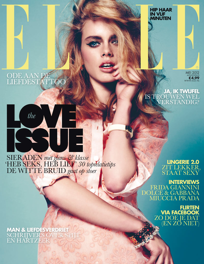 Elle Netherlands May 2012 Cover | Eva Marie Mulder by Jeroen W Mantel