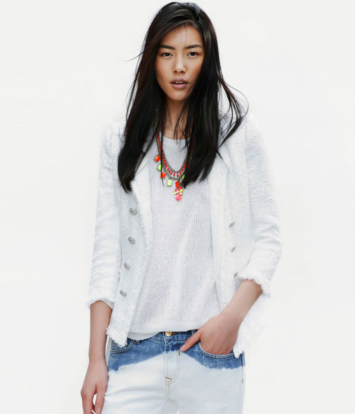Liu Wen for Zara April 2012 Lookbook