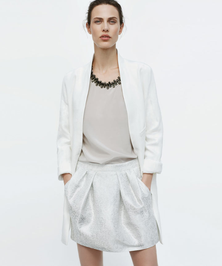Aymeline Valade Dons Boyish Attire for Zara's June 2012 Lookbook