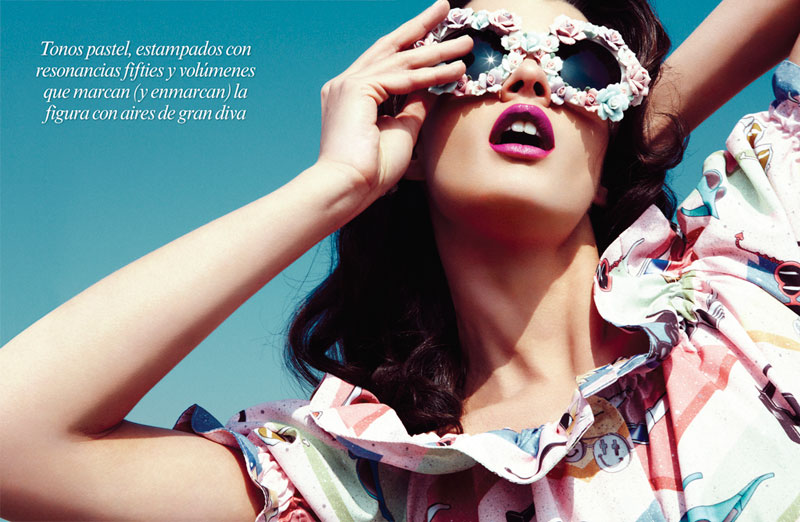 Crystal Renn by Nagi Sakai for Vogue Latin America May 2012