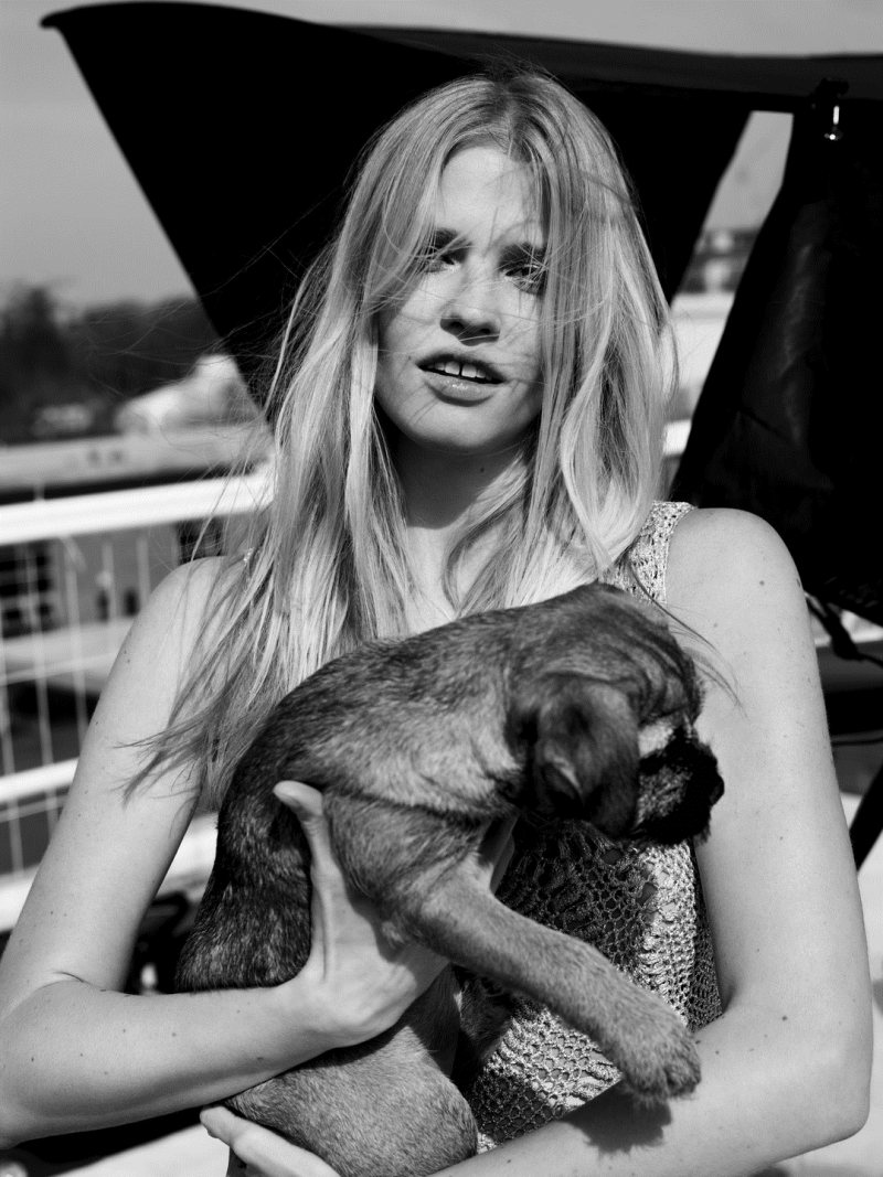 Lara Stone by Josh Olins for Vogue Netherlands May 2012