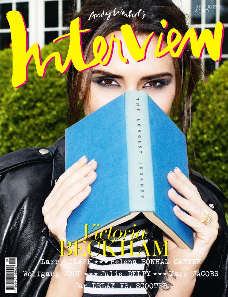 Victoria Beckham is Book Smart for Interview Germany's June/July 2012 Cover