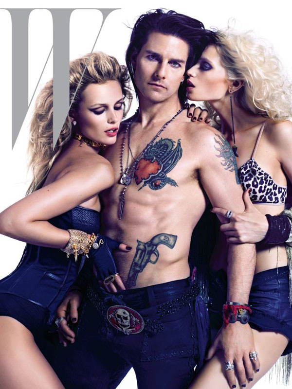 Abbey Lee Kershaw, Edita Vilkeviciute & Tom Cruise Cover W Magazine June 2012