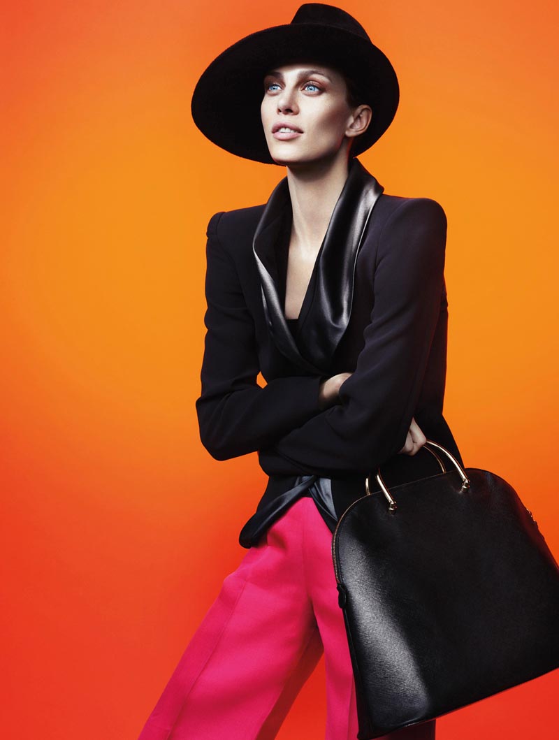 Aymeline Valade is the Face of Giorgio Armani's Fall 2012 Campaign by Mert & Marcus