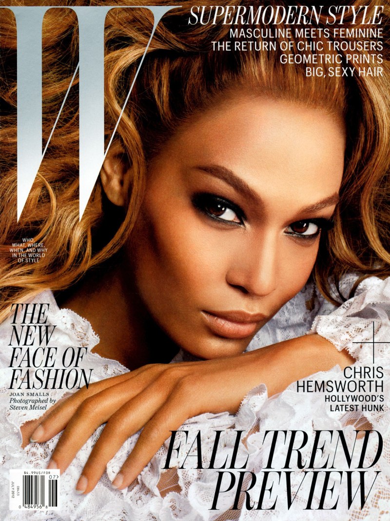 Joan Smalls Strikes it Big on the July 2012 Cover of W Magazine by Steven Meisel
