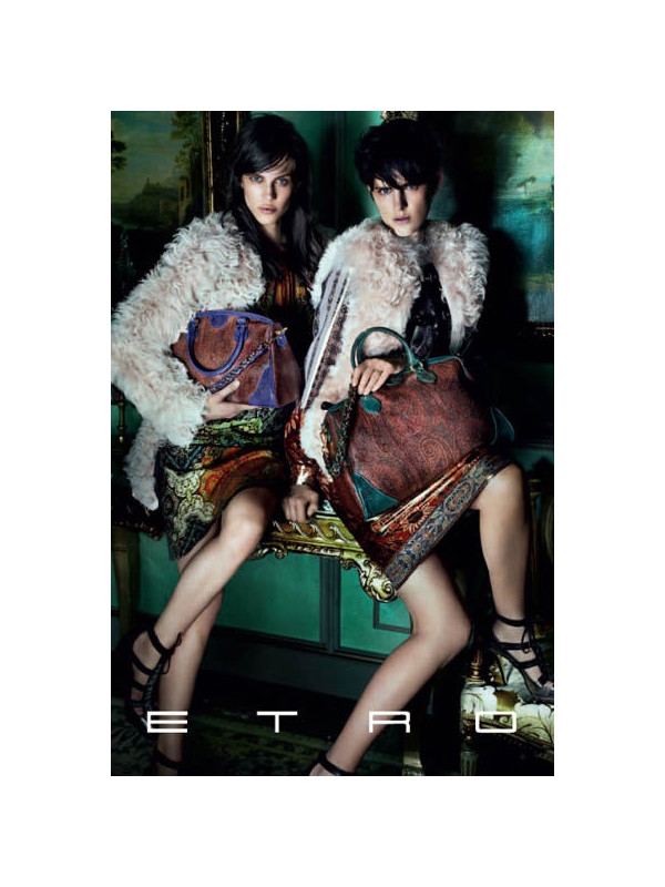 Etro Fall 2011 Campaign | Stella Tennant & Aymeline Valade by Mario Testino