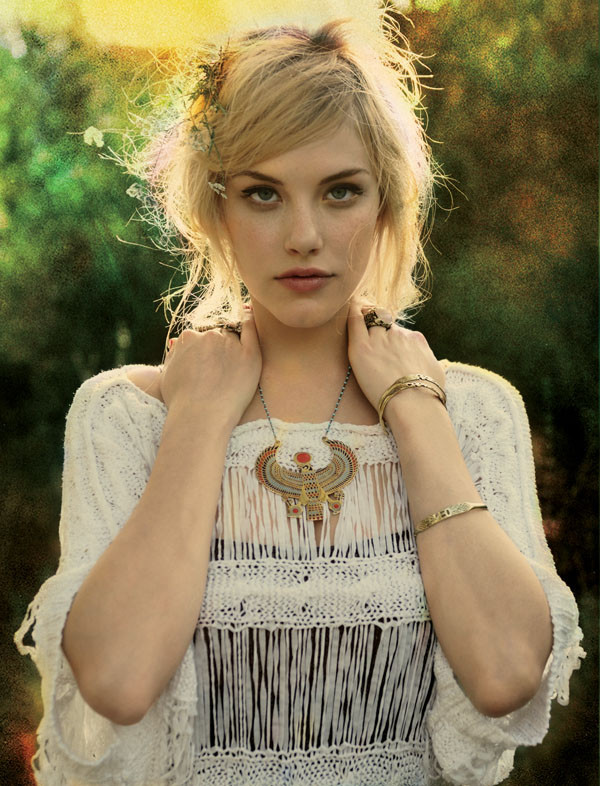 Ashley Smith for Free People's July 2011 Catalogue