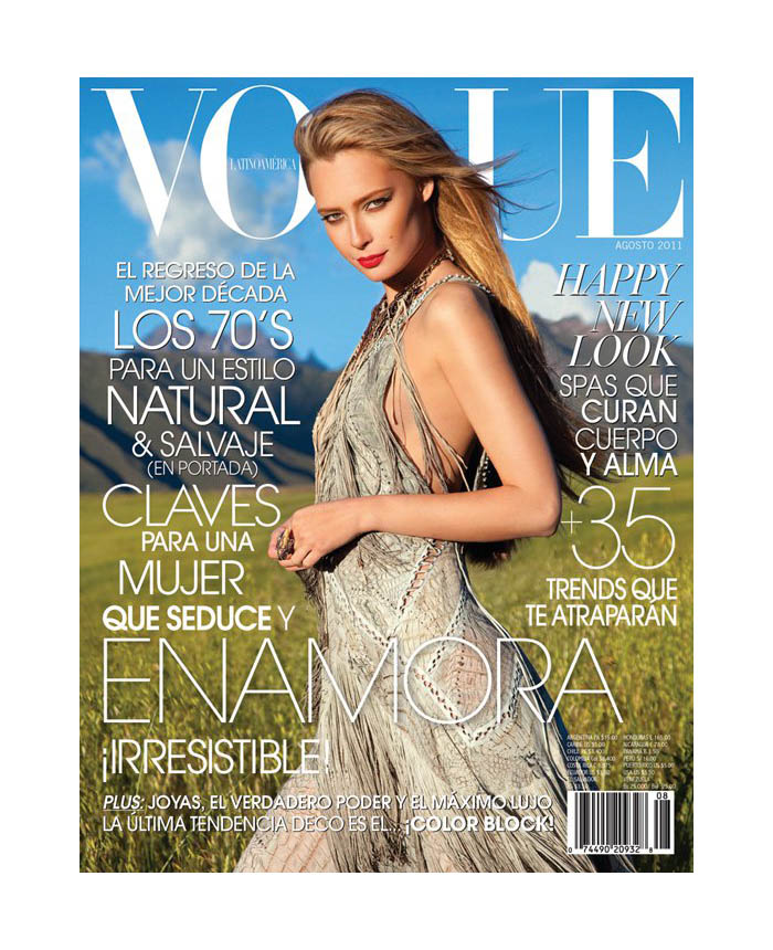 Vogue Latin America August 2011 Cover | Tiiu Kuik by Michael