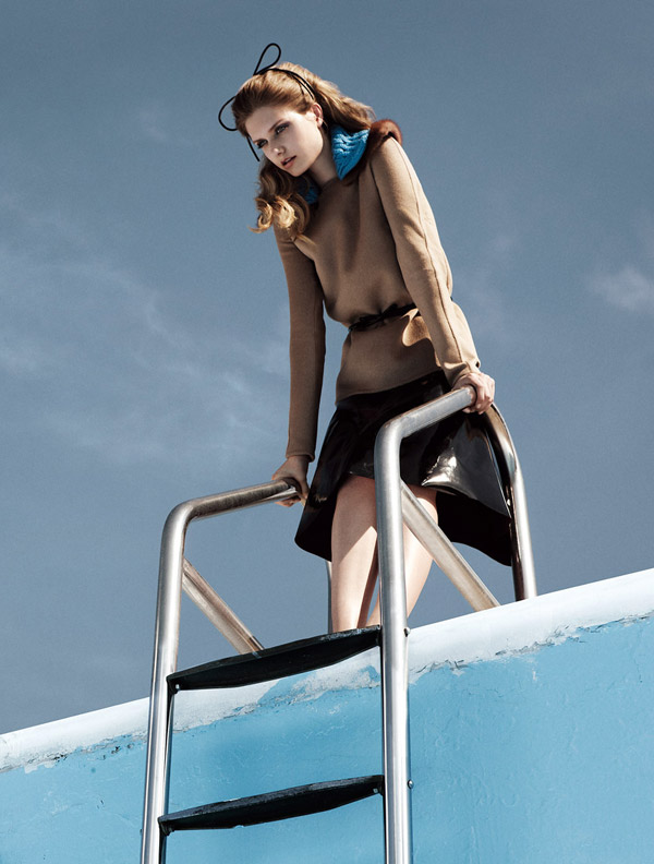 Mathilde Frachon by Lachlan Bailey for Vogue Nippon October 2010
