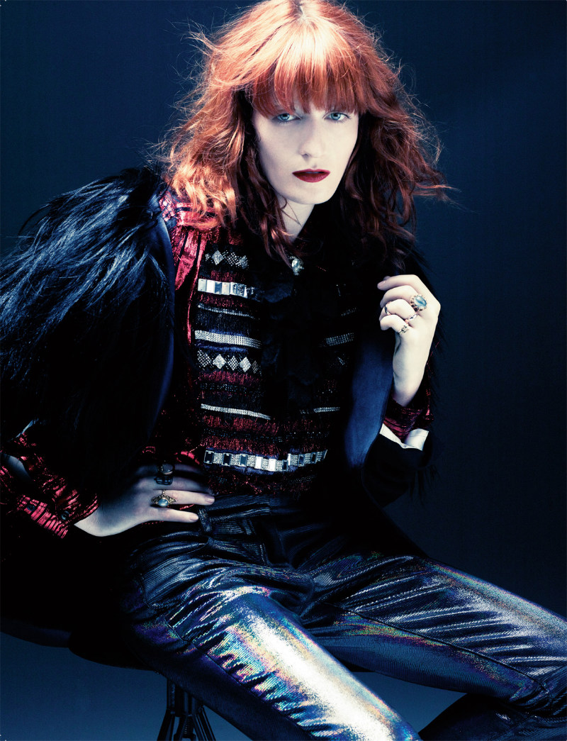 Florence Welch  by Craig McDean for Interview October 2011