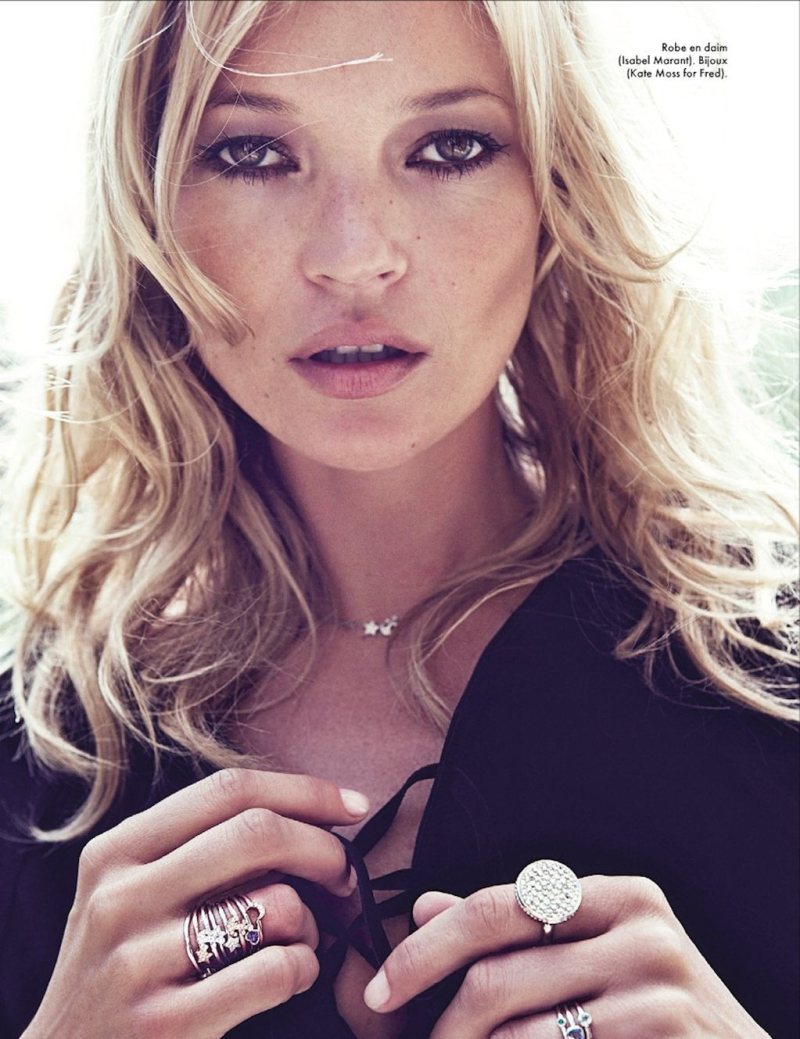 Kate Moss by Sonia Sieff for Elle France