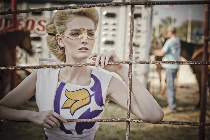 Lydia Hearst by Jean-François Campos for Flair October 2011