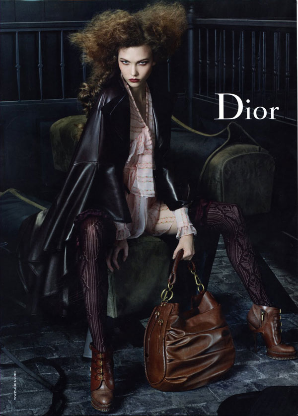 Dior Fall 2010 Campaign Preview | Karlie Kloss by Steven Meisel