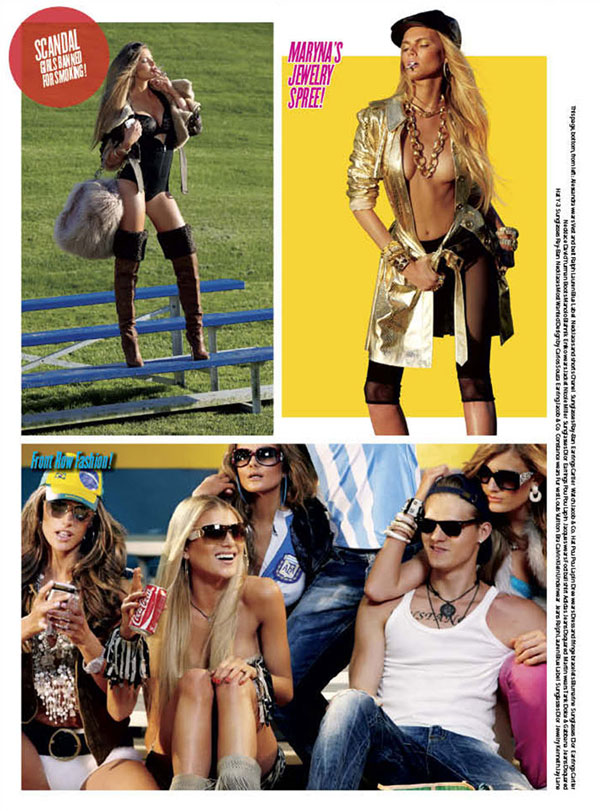 Alessandra Ambrosio & Dree Hemingway in Footballers' Wives for V Issue #66