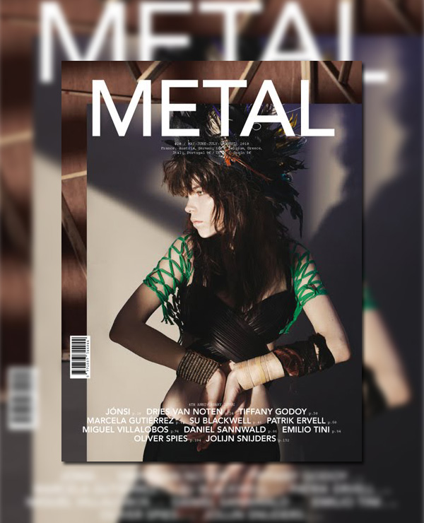 Metal #20 Summer 2010 Cover | Meghan Collison by San Sierra