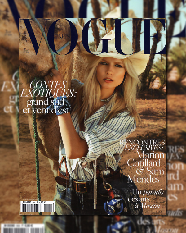 Vogue Paris April 2010 Cover | Natasha Poly by Inez & Vinoodh