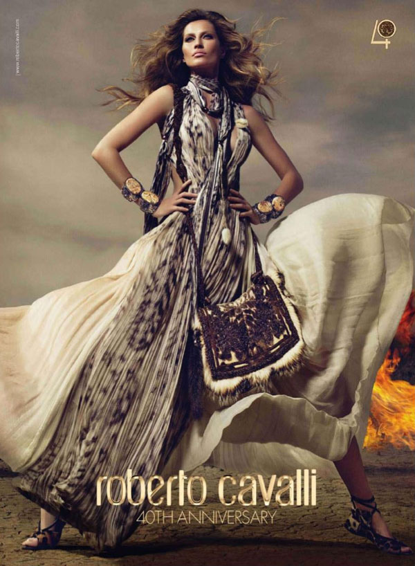 Roberto Cavalli Fall 2010 Campaign Preview | Gisele Bundchen by Mert ...