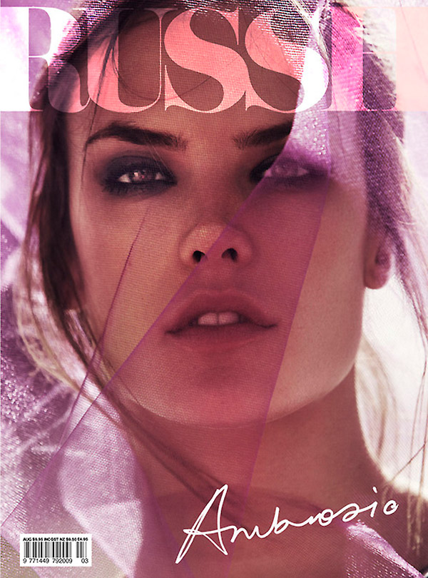 Russh #35 August/September 2010 Cover | Alessandra Ambrosio by Will Davidson
