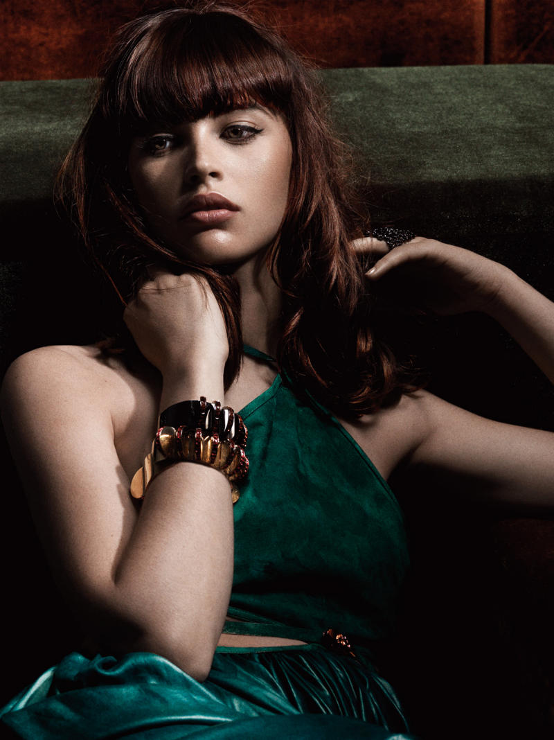 Felicity Jones for Interview April 2011 by Craig McDean