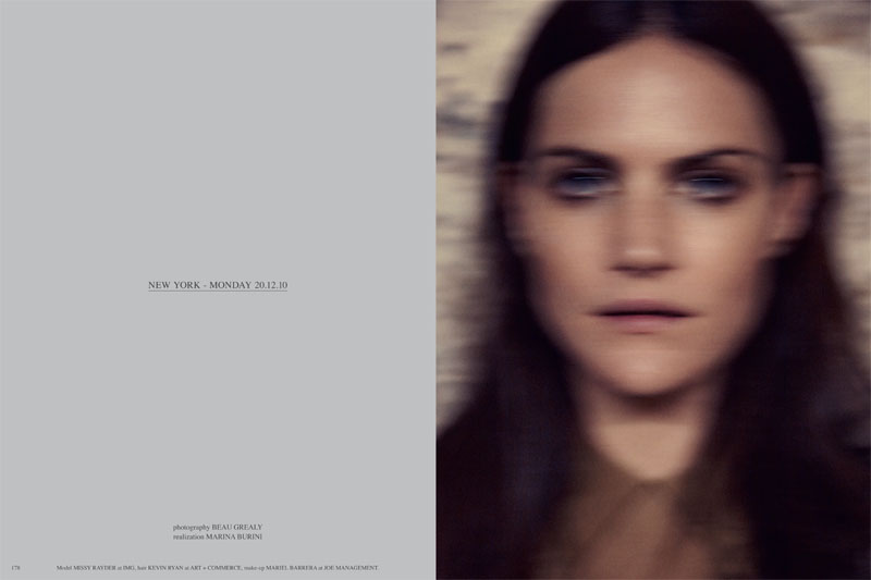 Missy Rayder by Beau Grealy for Grey S/S 2011