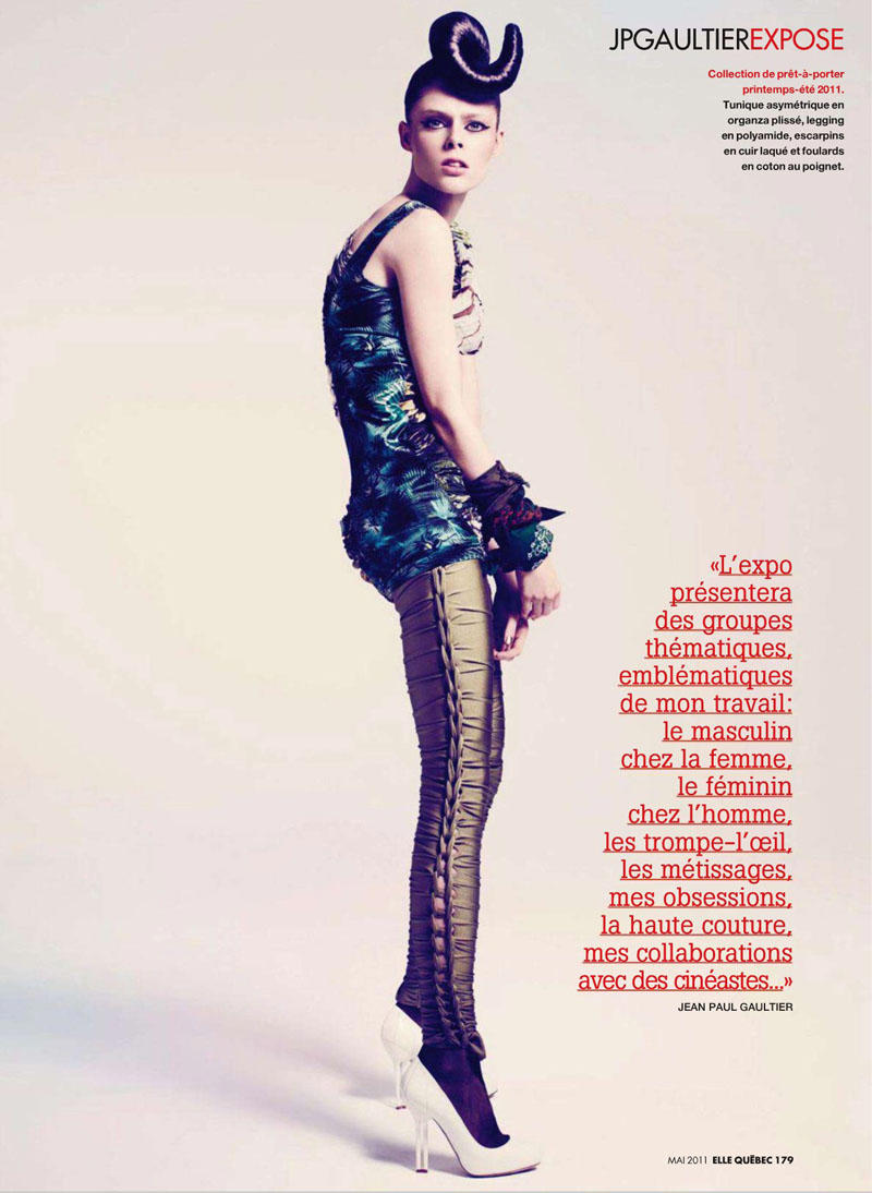 Coco Rocha for Elle Quebec May 2011 by Nelson Simoneau
