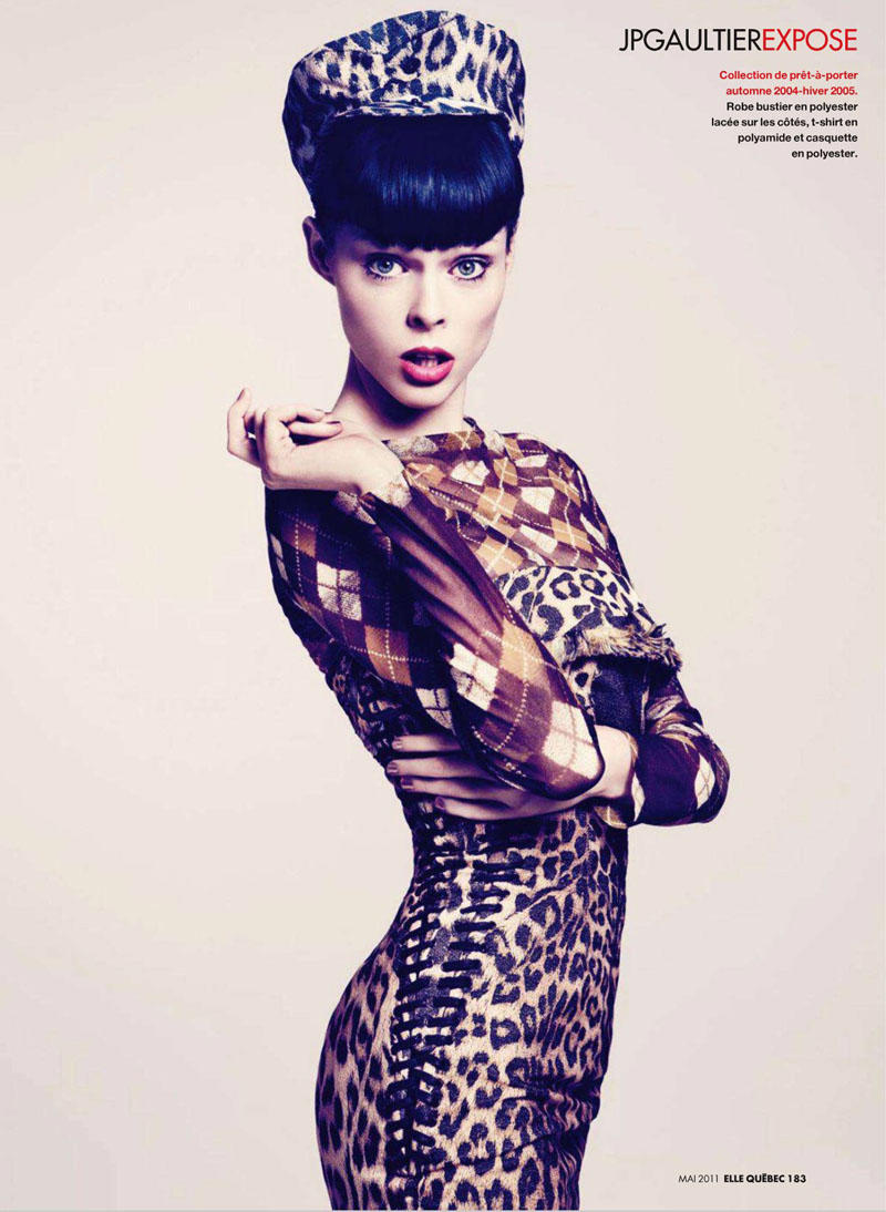 Coco Rocha for Elle Quebec May 2011 by Nelson Simoneau