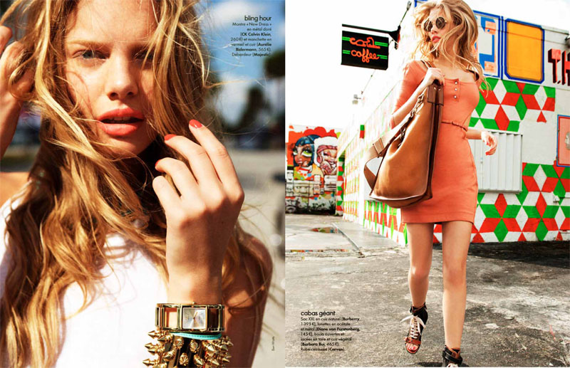 Marloes Horst for Elle France by Ben Watts