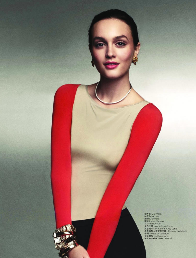 Leighton Meester for L'Officiel China by Alexey Yurenev