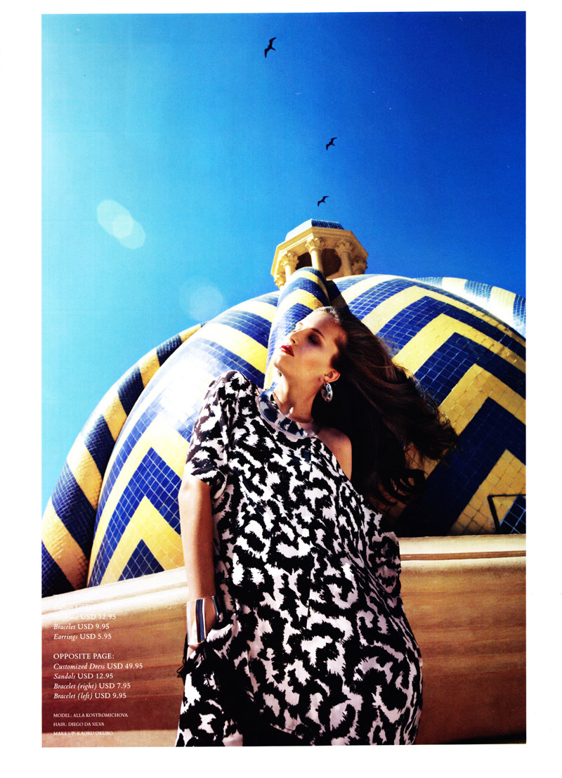 Alla Kostromicheva by Cédric Buchet for H&M Magazine Summer 2011
