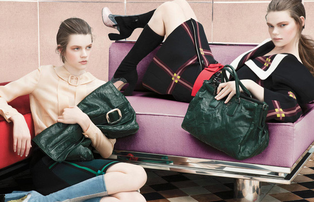Prada Fall 2011 Campaign | Frida Gustavsson, Kelly Mittendorf, Julia Zimmer & Others by Steven Meisel
