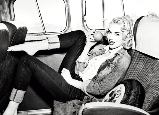 Guess Fall 2011 Campaign Preview | Amber Heard by Ellen von Unwerth