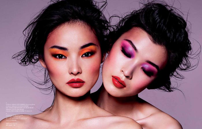 Miao Bin Si & Ma Jing by Stockton Johnson for ROUGE Spring 2011