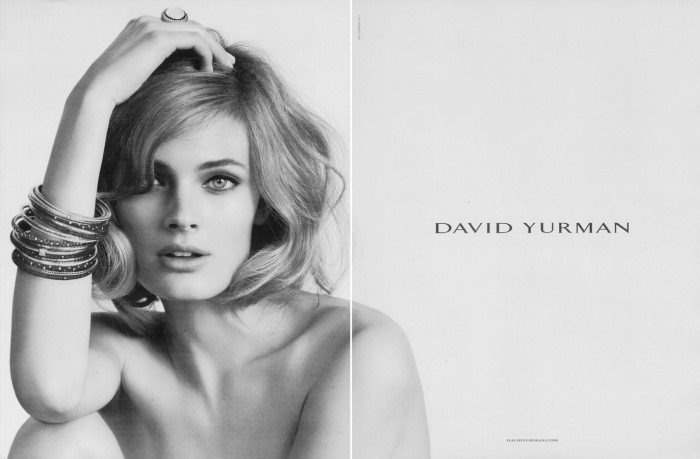 David Yurman S/S 2011 Campaign | Constance Jablonski by Peter Lindbergh